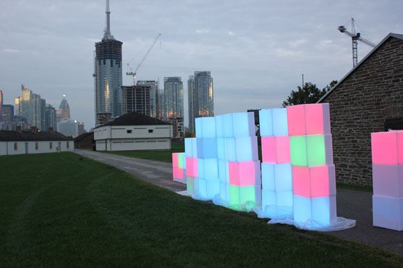 SMILE, Interactive LED Cubes